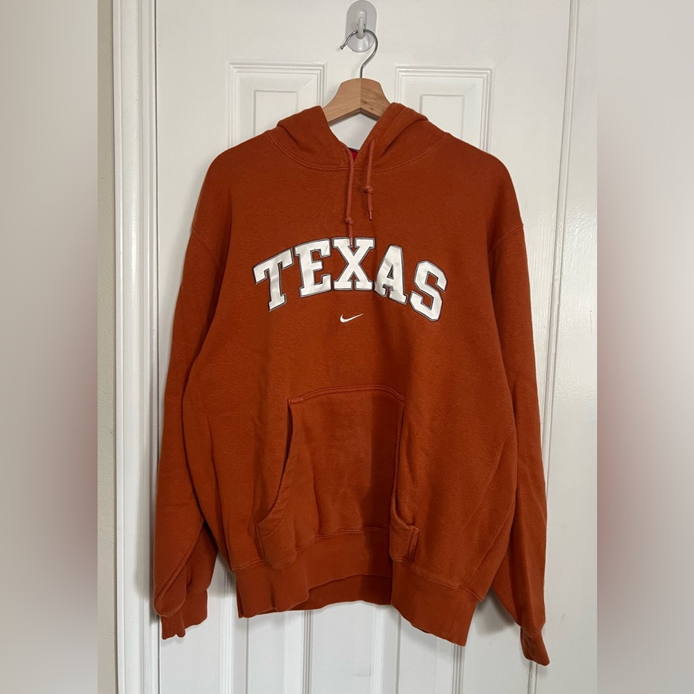 Vintage Nike University of Texas Longhorn Hooded Sweatshirt Adult M